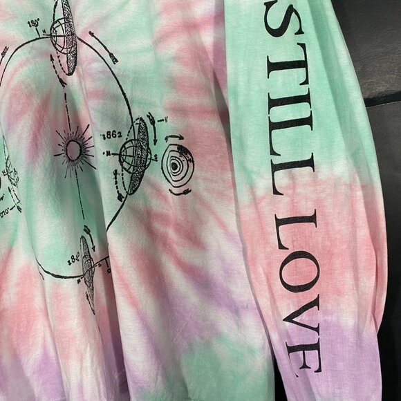 T.D.E SZA CTRL Long Sleeve Pastel Tie Dye Tour Tee mens size medium - Picture 6 of 8